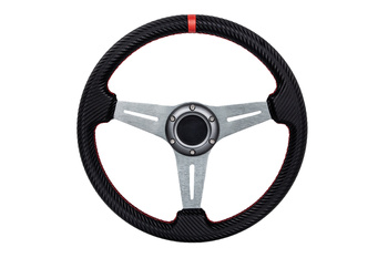 Kierownica Pro 350mm offset:20mm Carbon Red