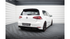 Splitter Volkswagen Golf 7 R Rear Central with Diffuser Gloss Black