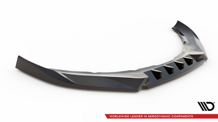 Front Splitter V.1 Volvo S60 R-Design Mk2 Gloss Black