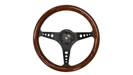 Steering wheel 350mm Wood Black