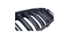 Grill BMW 6 F13 F12 F06 podwójne żeberka Gloss Black
