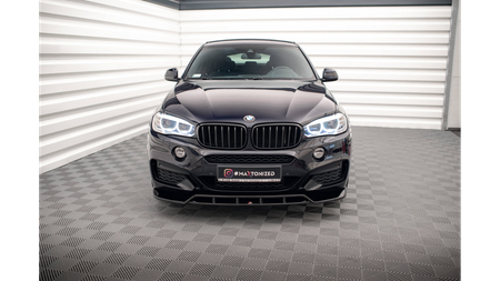 Splitter BMW X6 F16 M-Pack Front v.2 Gloss Black