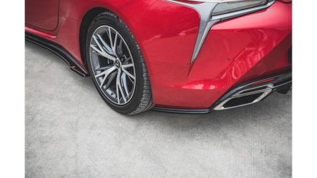 Splitter Lexus LC 500 Tył Boczne Gloss Black