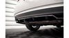 Splitter Audi A5 8T Facelift Rear Central with Diffuser Gloss Black