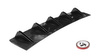 Universal Car Rear Bumper Diffuser Black Carbon look