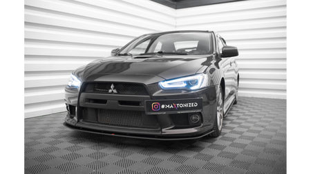 Splitter Mitsubishi Lancer EVO X Przód Street Pro Black