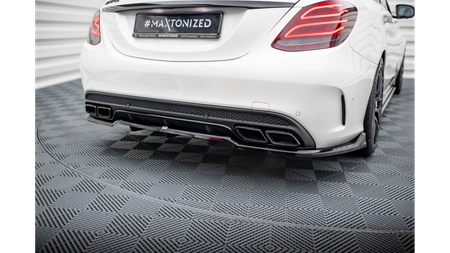 Splitter Mercedes-Benz C63 W205 S205 Rear Central with Diffuser