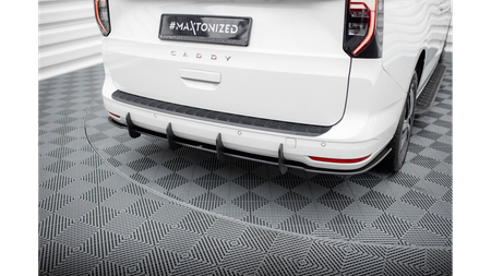 Diffuser Volkswagen Caddy Maxi V Rear Street Pro Black-Red