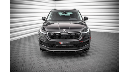 Splitter Skoda Kodiaq I Facelift Front v.1 Gloss Black