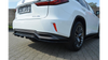 Splitter Lexus RX IV H Tył Środkowy z Dyfuzorem Gloss Black