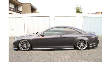 Diffuser Mercedes-Benz CL 500 C216 AMGLINE Side Skirts Gloss Black