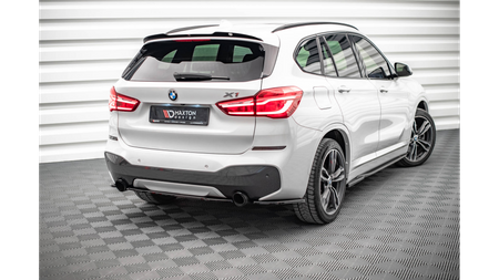 Splitter BMW X1 F48 M-Pack Rear Central Gloss Black