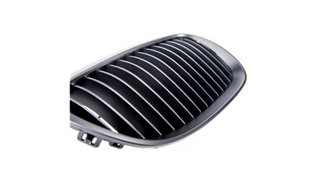 Grill BMW 3 E92 E93 pojedyncze żeberka Matt Black