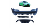 Bumper BMW 5 E60 Rear with Diffuser