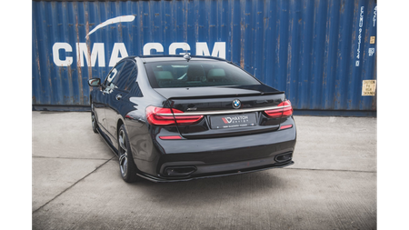 Splitter BMW 7 G11 M-Pack Tył Środkowy Gloss Black