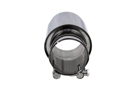 Końcówka tłumika 101mm wejście 70mm Polerowana