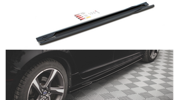 Diffuser Volvo S60 II R-Design Side Skirts Gloss Black