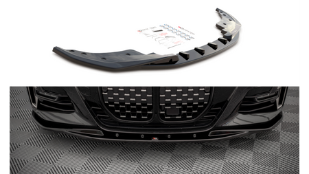 Splitter BMW 4 G22 M-Pack przód v.1 Gloss Black