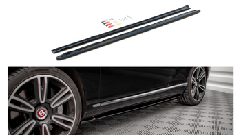 Diffuser Bentley Continental GT II V8 S Side Skirts Gloss Black
