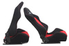 Racing seat R-LOOK Velvet Black Red