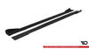 Dokładka Mercedes-Benz A W176 Facelift Progi Street Pro Black-Red + Gloss Flaps