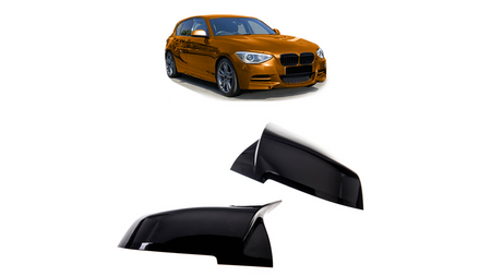 Mirror Cover Set BMW 1 F20 F21 2 F22 F23 F87 3 F30 F31 4 F32 F33 F36 X1 E84 Gloss Black