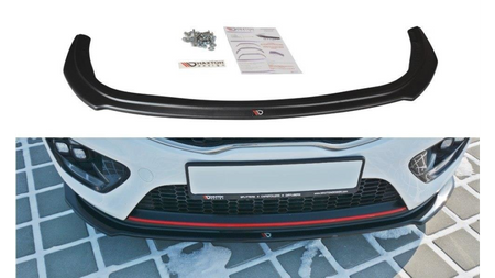 Splitter Kia Ceed II GT GT-Line Proceed Front v.1 Gloss Black