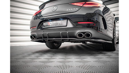 Splitter Mercedes-Benz CLS 53 C257 Rear Central with Diffuser Gloss Black