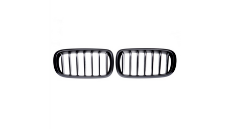 Grill BMW X5 F15 F85 X6 F16 F86 Single Line Matt Black