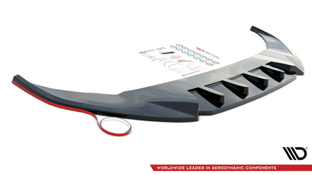 Splitter Audi A3 8Y Rear Central with Diffuser
