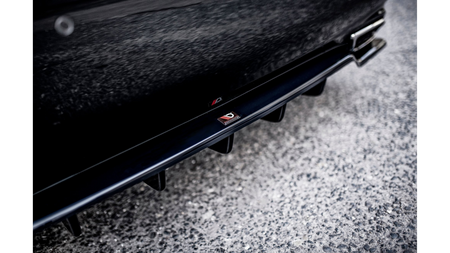 Splitter Leuxs LS IV Facelift Tył Środkowy z Dyfuzorem Gloss Black