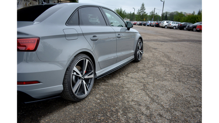 Dokładki Progów Audi RS3 8V FL Sedan Gloss Black