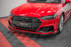 Splitter Audi A7 C8 S-Line Front v.1 Gloss Black
