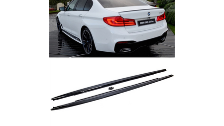 Dokładka BMW 5 G30 G31 Progi Gloss Black