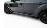 Side Skirts Subaru Impreza WRX STI Mk3 Facelift Street Pro Black + Gloss Flaps