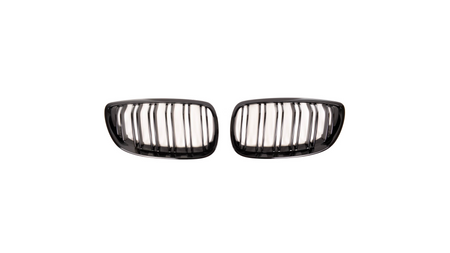 Grill BMW 3 E92 E93 podwójne żeberka Gloss Black