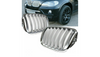 Grill BMW X6 E71 E72 X5 E70 pojedyncze żeberka Matt Silver