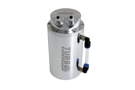 Oil catch tank 0.7L 15mm TurboWorks Silver