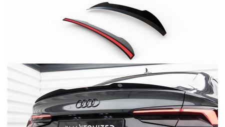 Spoiler Cap Audi A5 F5 Sportback S-Line v.1 Gloss Black