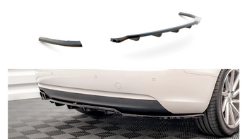 Splitter Audi A5 8T Facelift Tył Środkowy z Dyfuzorem Gloss Black