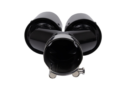 Exhaust Tip 101mmx2 enter 76mm Carbon Gloss Set