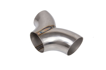 Stainless Y-Pipe Collector  2,5"-2,5" 63mm