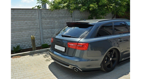 Splitter Audi A6 C7 S-Line Avant Rear Side Gloss Black