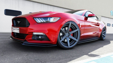 Dokładka Ford Mustang VI Progi Gloss Black