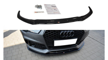 Splitter Audi RS7 Facelift przód v.1 Gloss Black