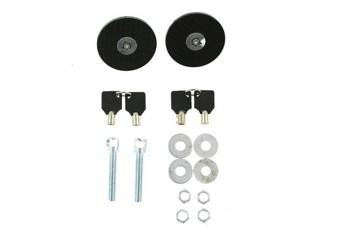 Hood pins Flush SLIDE Carbon