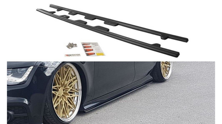Dokładka Audi A7 C7 S-Line Progi Gloss Black