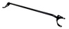 Front upper strut bar VW Golf 3 Black