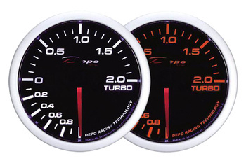 Depo Gauge WA 60mm - Turbo Electric -1 to 2 BAR