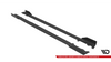 Diffuser Mercedes-Benz A35 AMG Aero Pack W177 Side Skirts Street Pro Black + Gloss Flaps